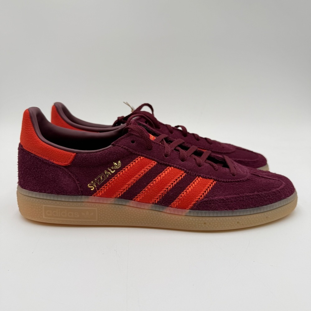 Adidas Originals Womens Size 5.5 Maroon Red Handball Spezial Sneakers JR0848 NEW